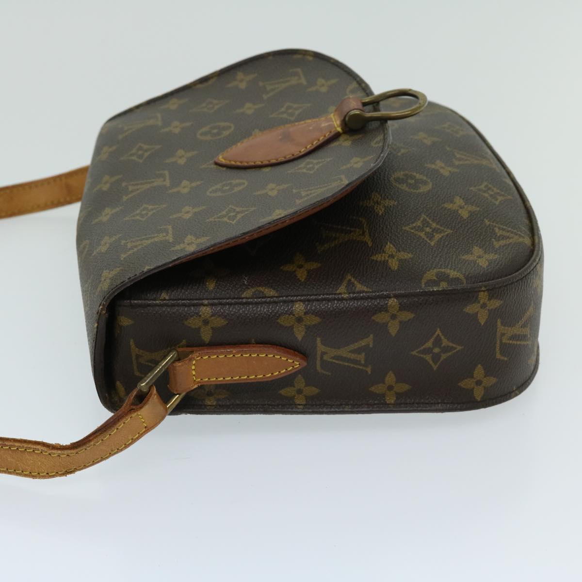 LOUIS VUITTON Monogram Saint Cloud GM Shoulder Bag M51242 LV Auth bs12363