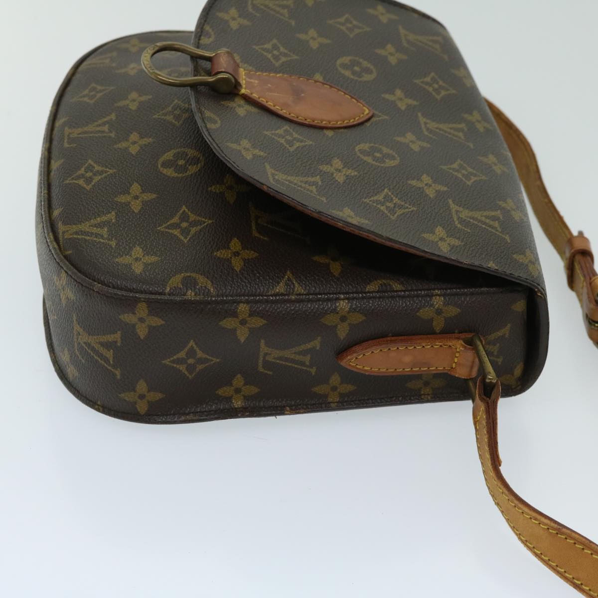 LOUIS VUITTON Monogram Saint Cloud GM Shoulder Bag M51242 LV Auth bs12363