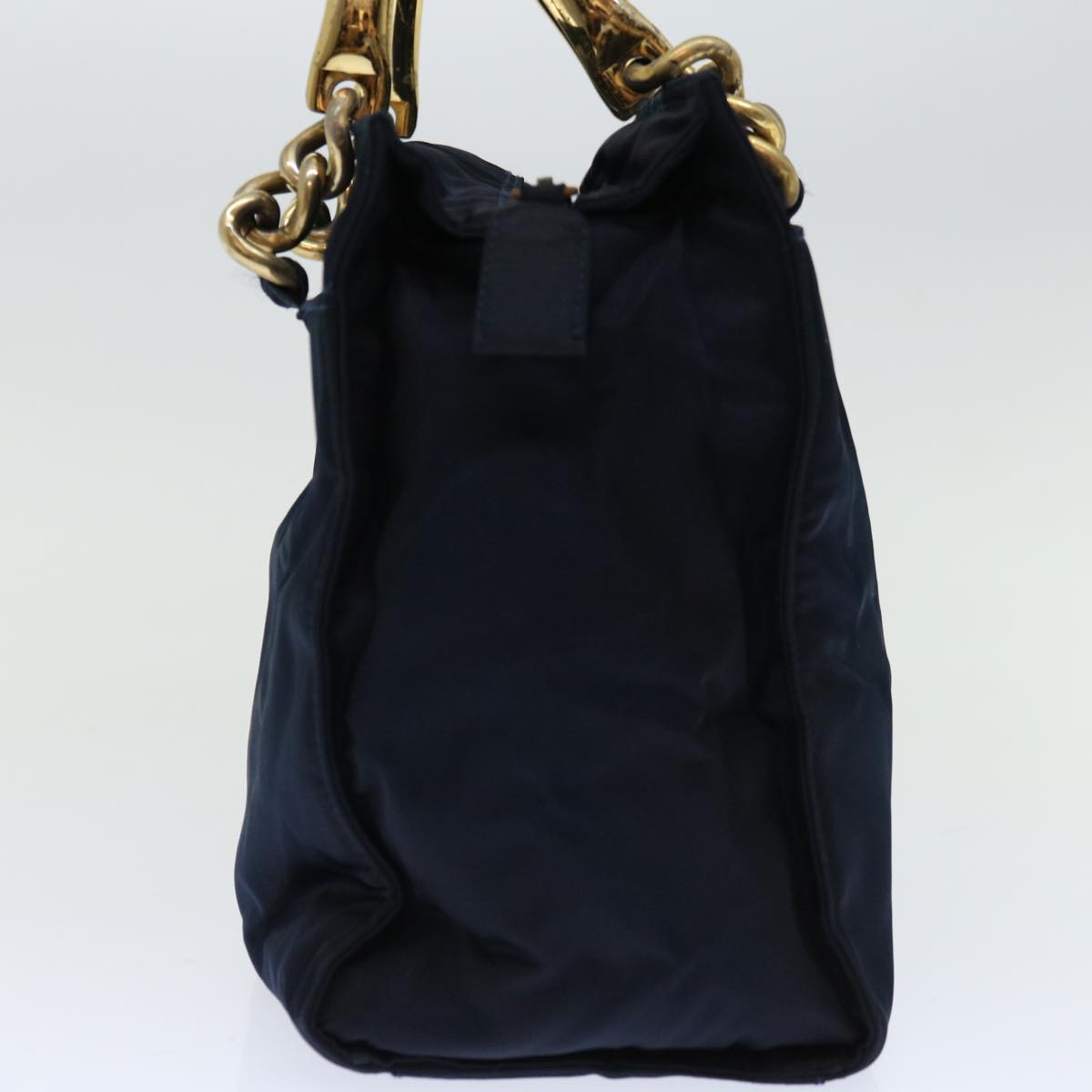 PRADA Hand Bag Nylon Navy Auth bs12391