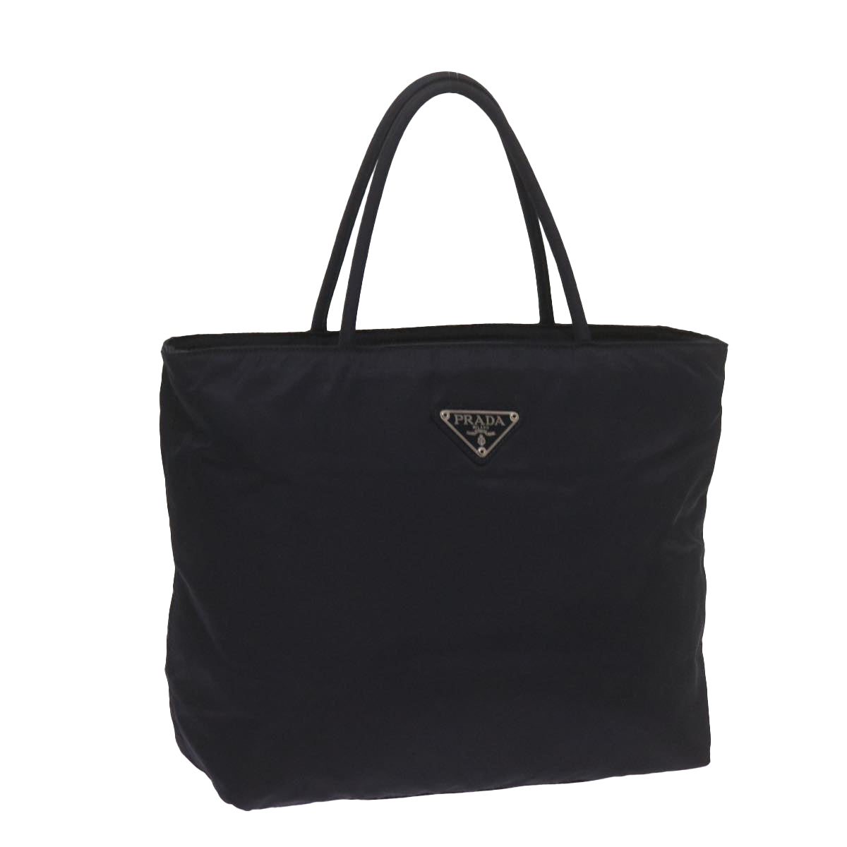 PRADA Hand Bag Nylon Black Auth bs12392