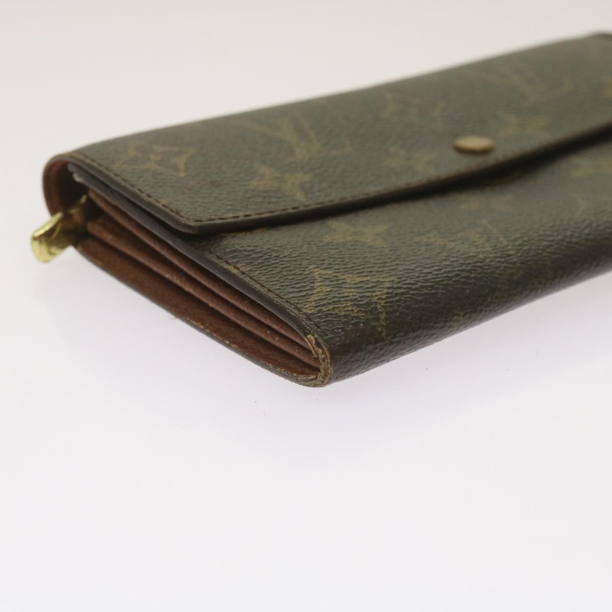 LOUIS VUITTON Monogram Portefeuille Sarah Long Wallet M60531 LV Auth bs12396