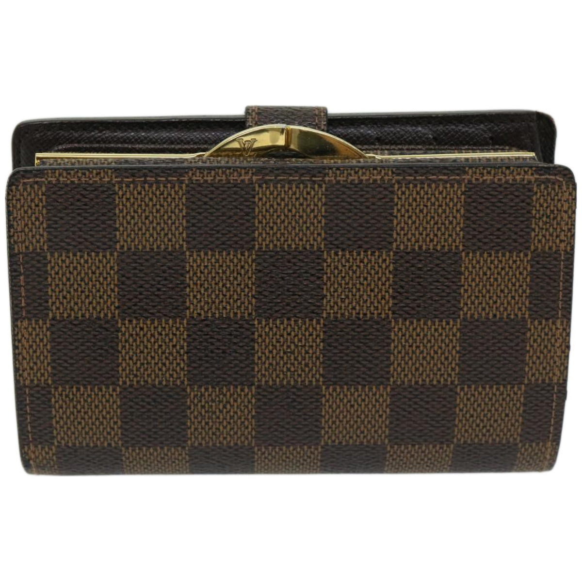 LOUIS VUITTON Damier Ebene Portefeuille Viennois Wallet N61674 LV Auth bs12403 - 0