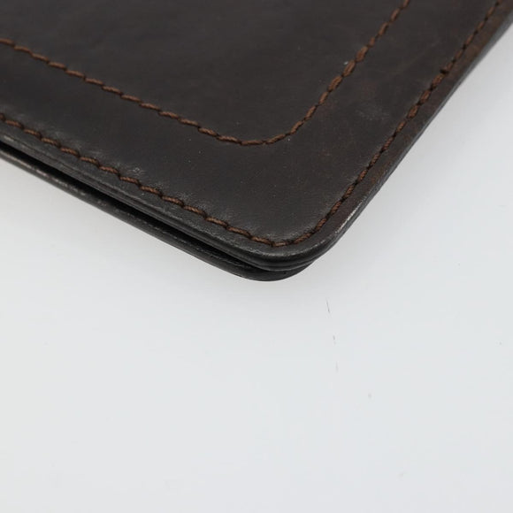 LOUIS VUITTON Utah Porte Valeurs Cartes Credit Leather Black M97020 Auth bs12404