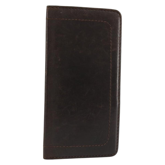 LOUIS VUITTON Utah Porte Valeurs Cartes Credit Leather Black M97020 Auth bs12404