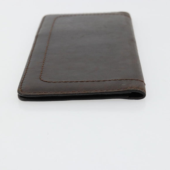LOUIS VUITTON Utah Porte Valeurs Cartes Credit Leather Black M97020 Auth bs12404