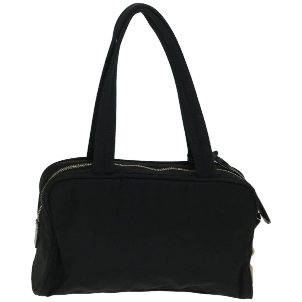 PRADA Hand Bag Nylon Black Auth bs12409