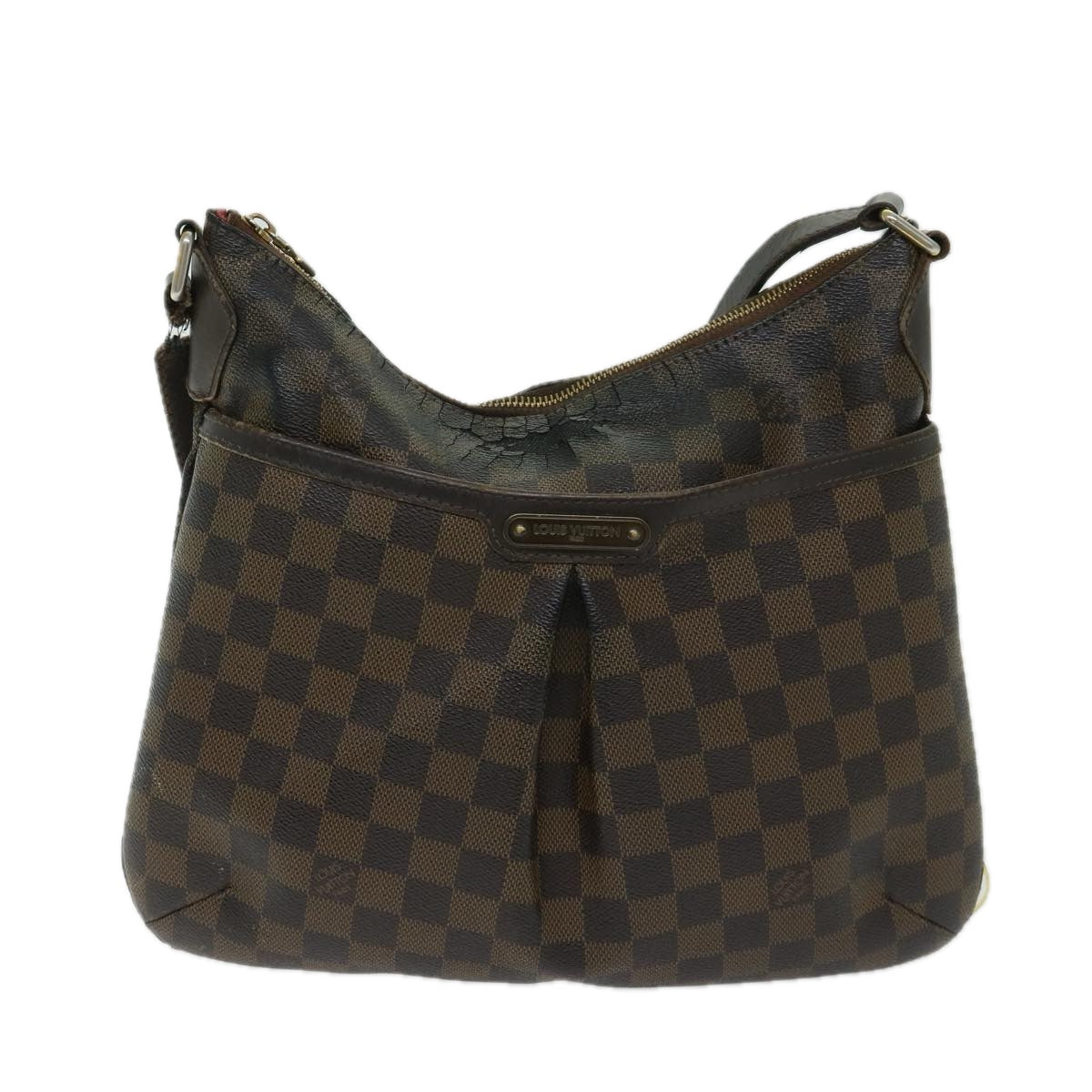 LOUIS VUITTON Damier Ebene Bloomsbury PM Shoulder Bag N42251 LV Auth bs12418