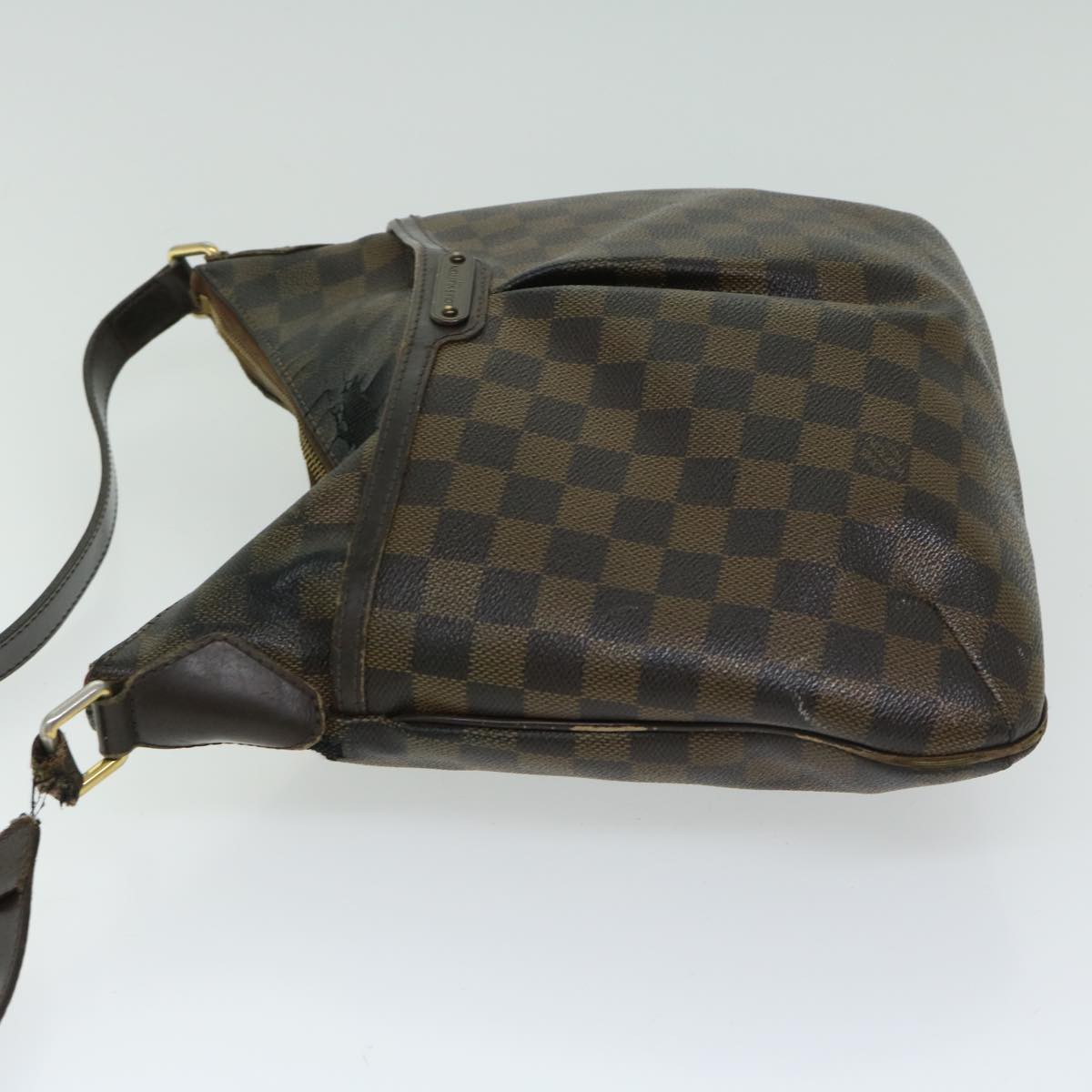 LOUIS VUITTON Damier Ebene Bloomsbury PM Shoulder Bag N42251 LV Auth bs12418