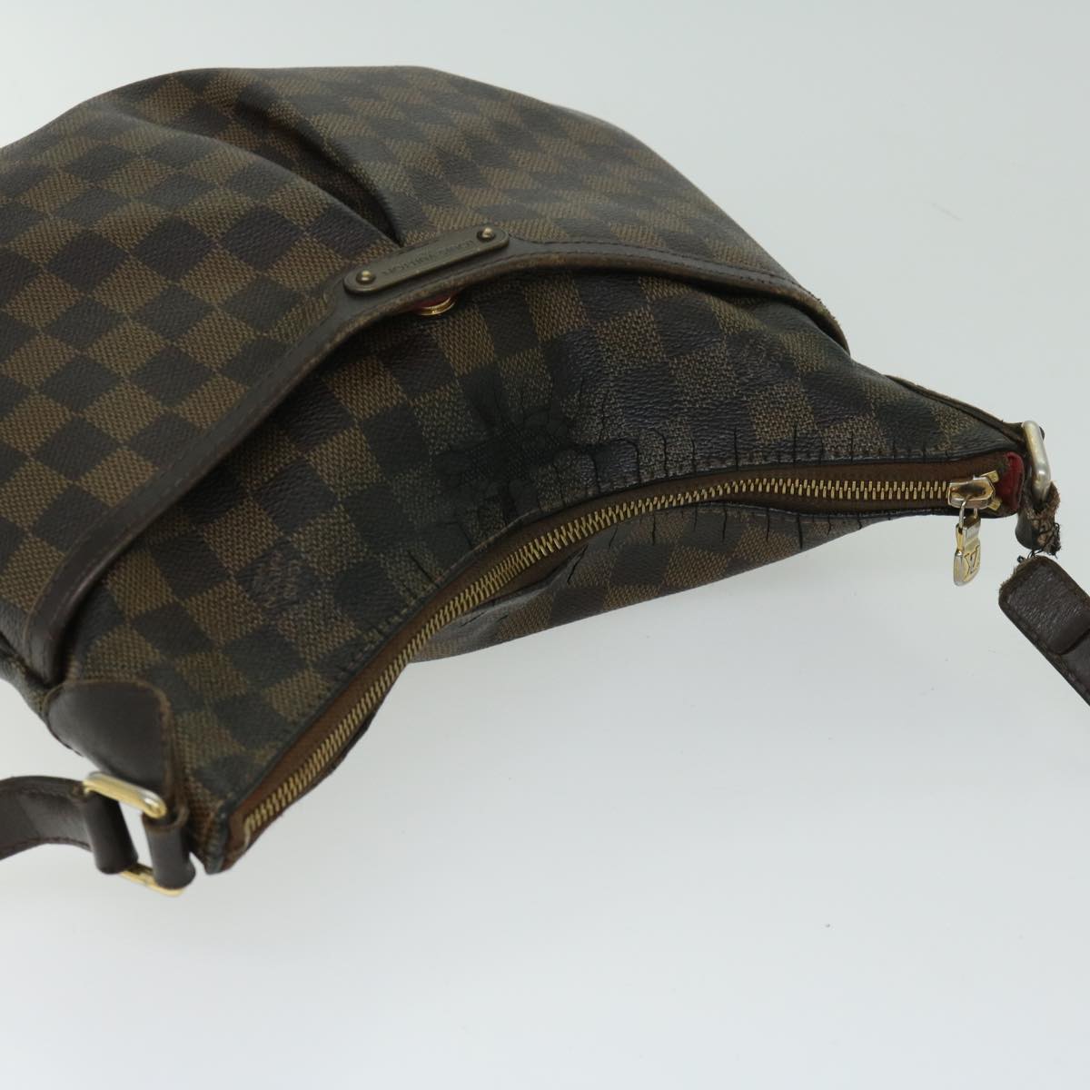 LOUIS VUITTON Damier Ebene Bloomsbury PM Shoulder Bag N42251 LV Auth bs12418