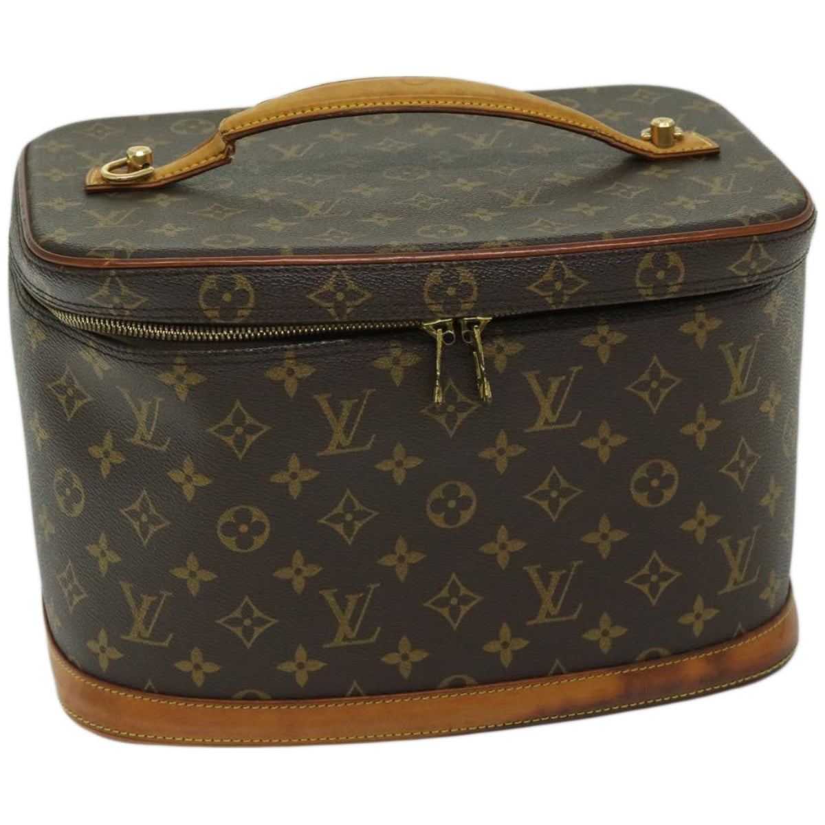 LOUIS VUITTON Monogram Nice Hand Bag 2way M47280 LV Auth bs12432