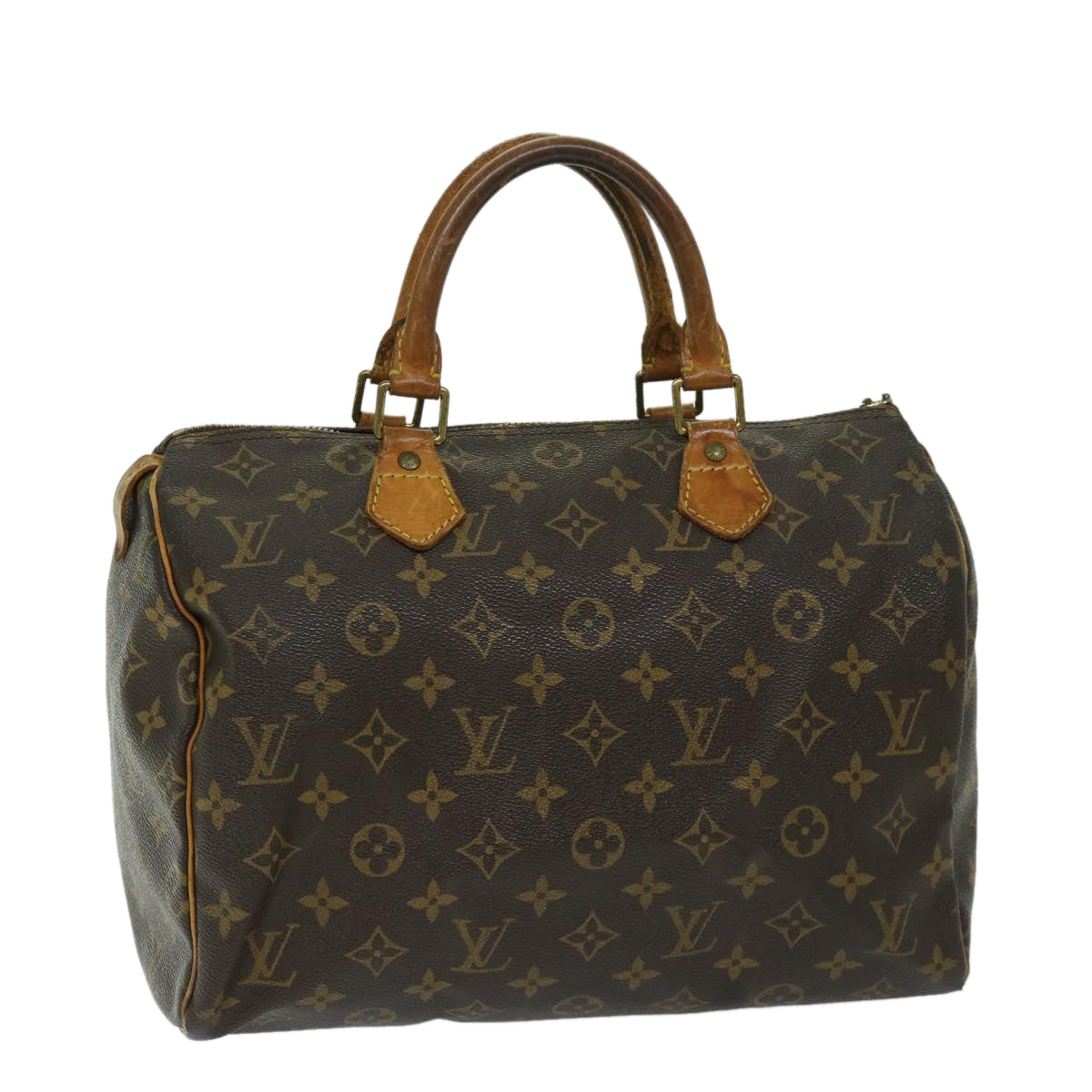 LOUIS VUITTON Monogram Speedy 30 Hand Bag M41526 LV Auth bs12499