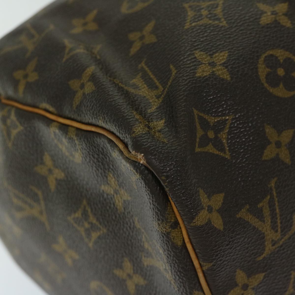 LOUIS VUITTON Monogram Speedy 30 Hand Bag M41526 LV Auth bs12499