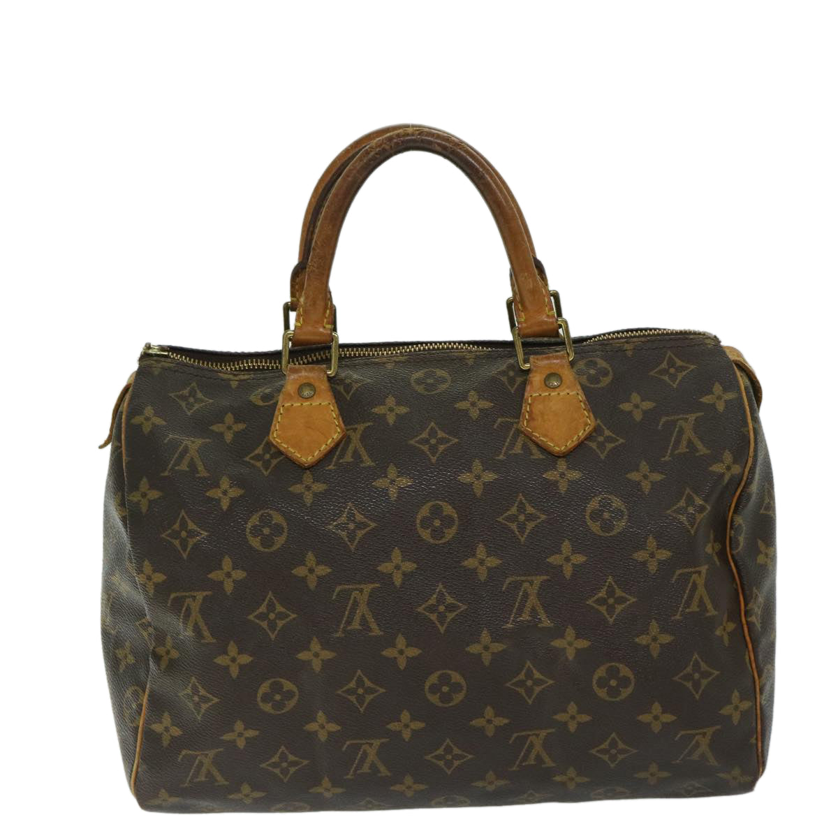 LOUIS VUITTON Monogram Speedy 30 Hand Bag M41526 LV Auth bs12499 - 0