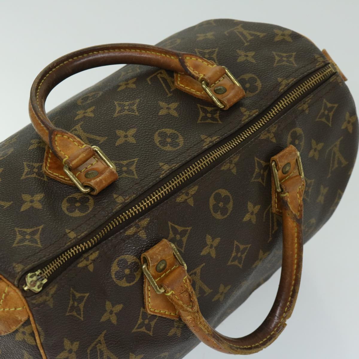 LOUIS VUITTON Monogram Speedy 30 Hand Bag M41526 LV Auth bs12499