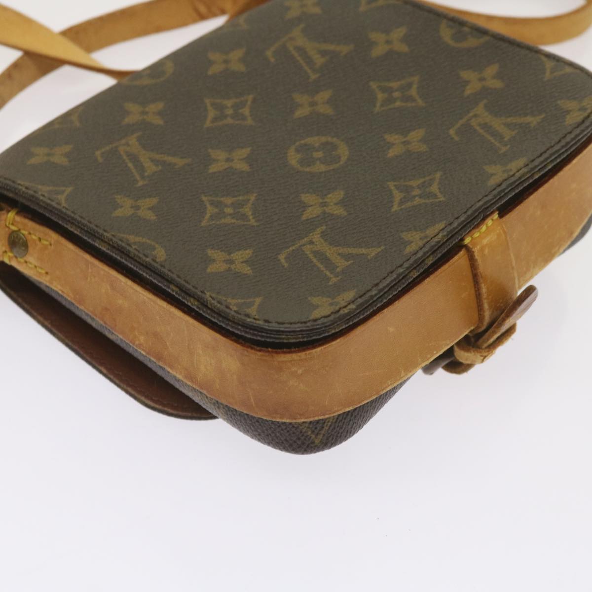 LOUIS VUITTON Monogram Cartouchiere PM Shoulder Bag M51254 LV Auth bs12502