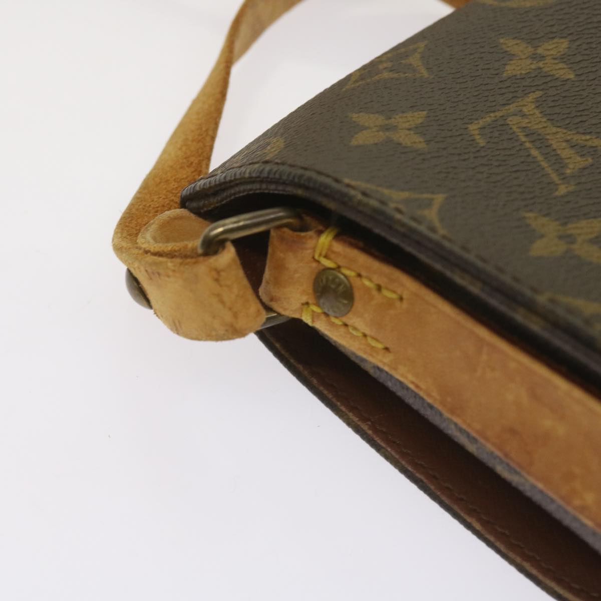 LOUIS VUITTON Monogram Cartouchiere PM Shoulder Bag M51254 LV Auth bs12502