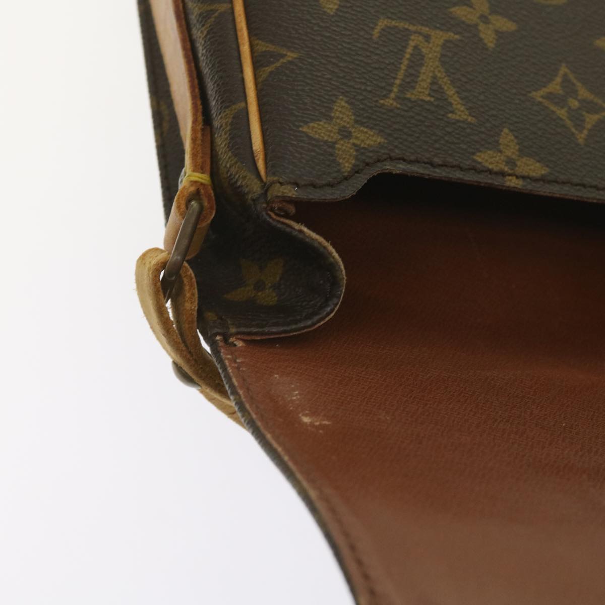 LOUIS VUITTON Monogram Cartouchiere PM Shoulder Bag M51254 LV Auth bs12502