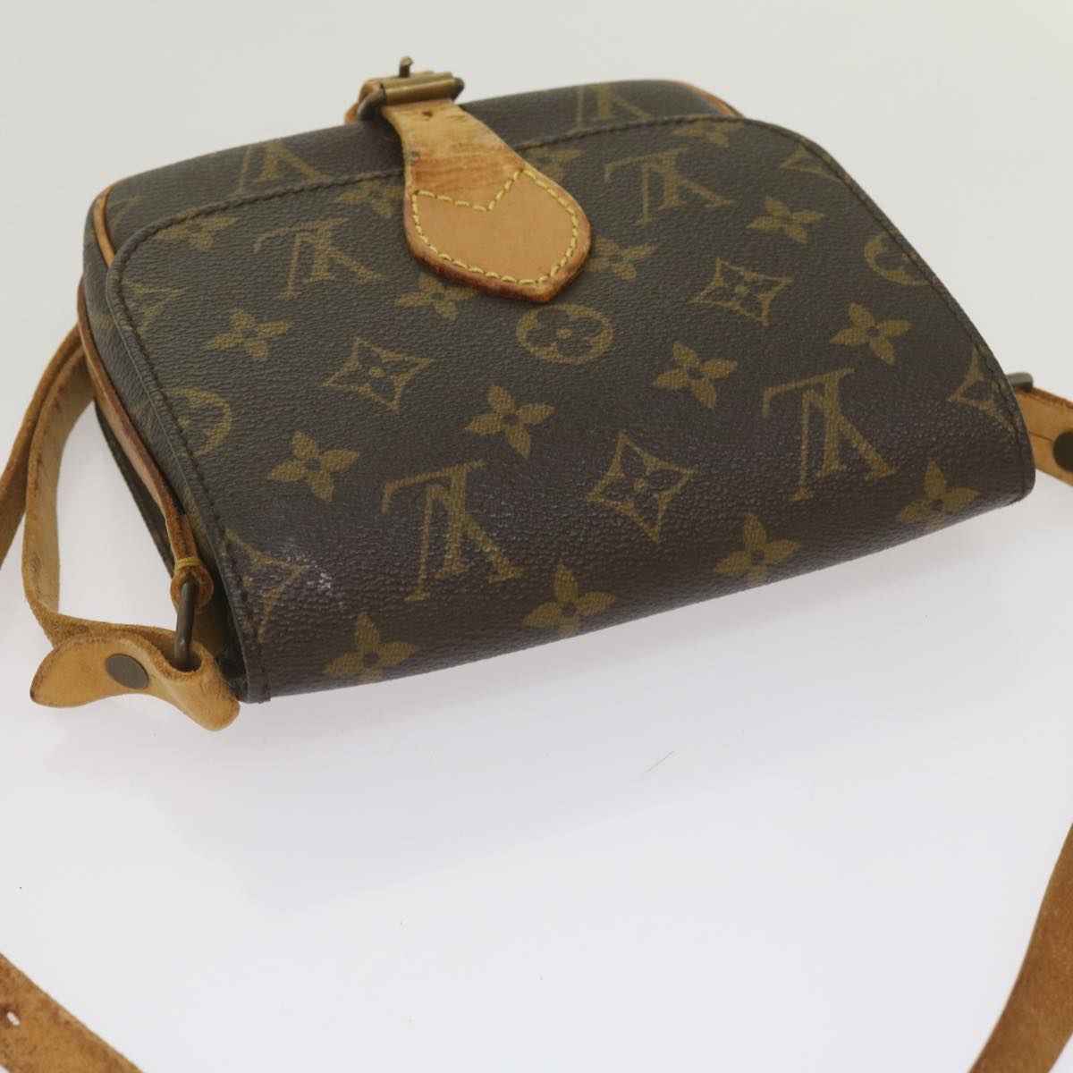 LOUIS VUITTON Monogram Cartouchiere PM Shoulder Bag M51254 LV Auth bs12502