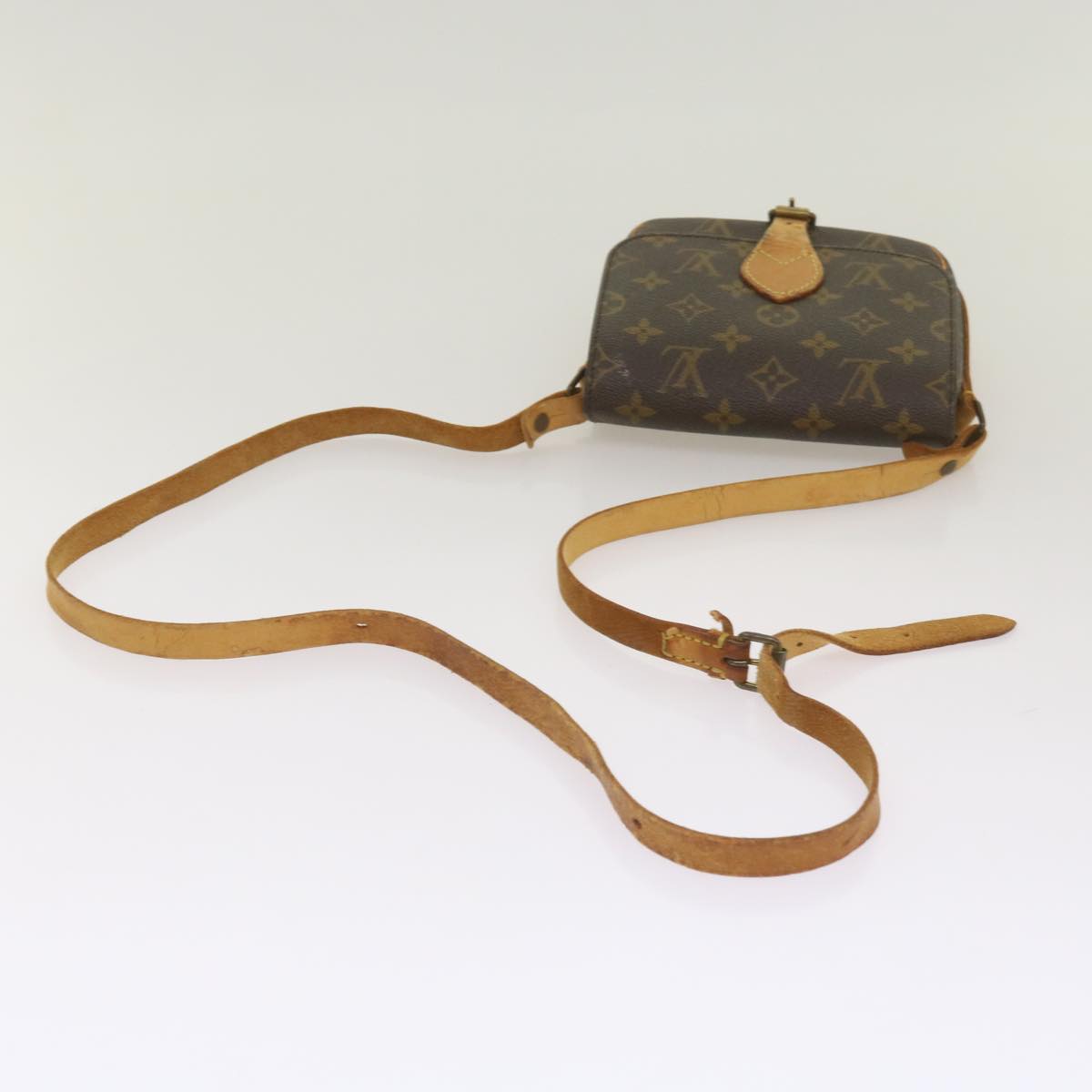 LOUIS VUITTON Monogram Cartouchiere PM Shoulder Bag M51254 LV Auth bs12502