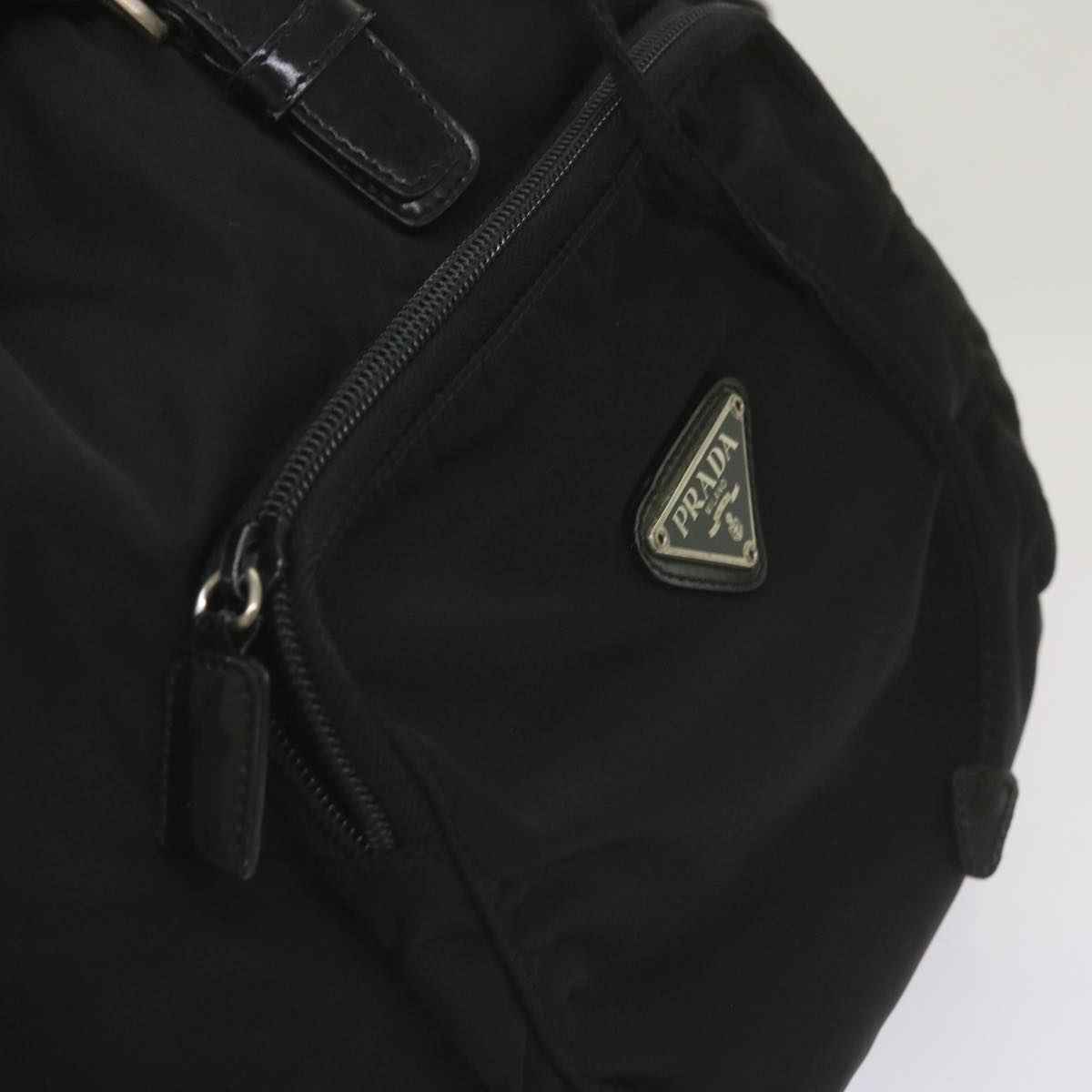 PRADA Backpack Nylon Black Auth bs12506