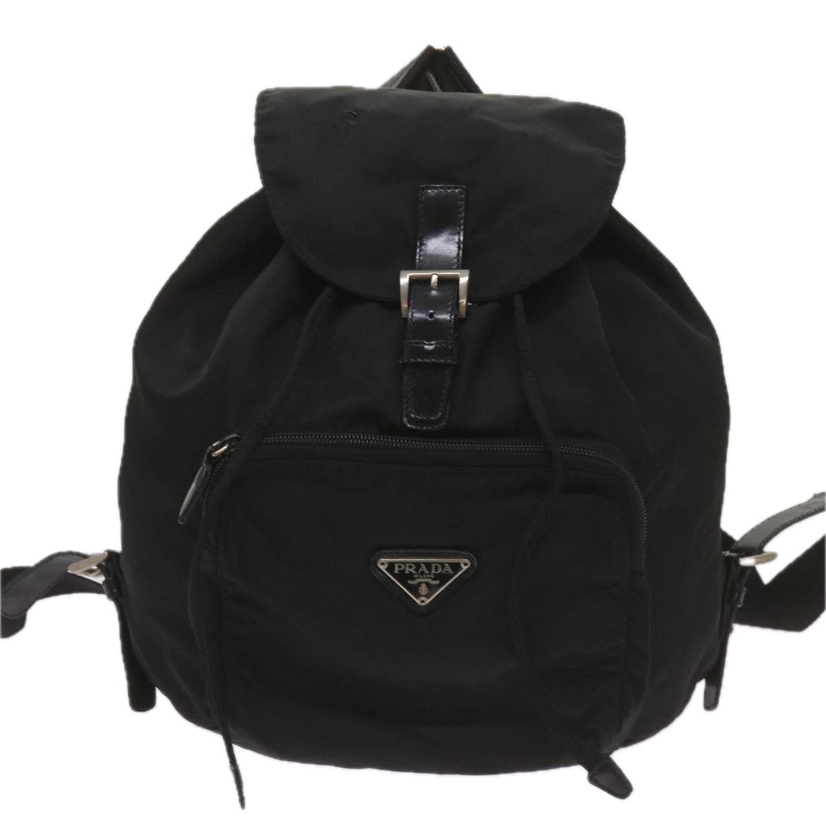 PRADA Backpack Nylon Black Auth bs12506