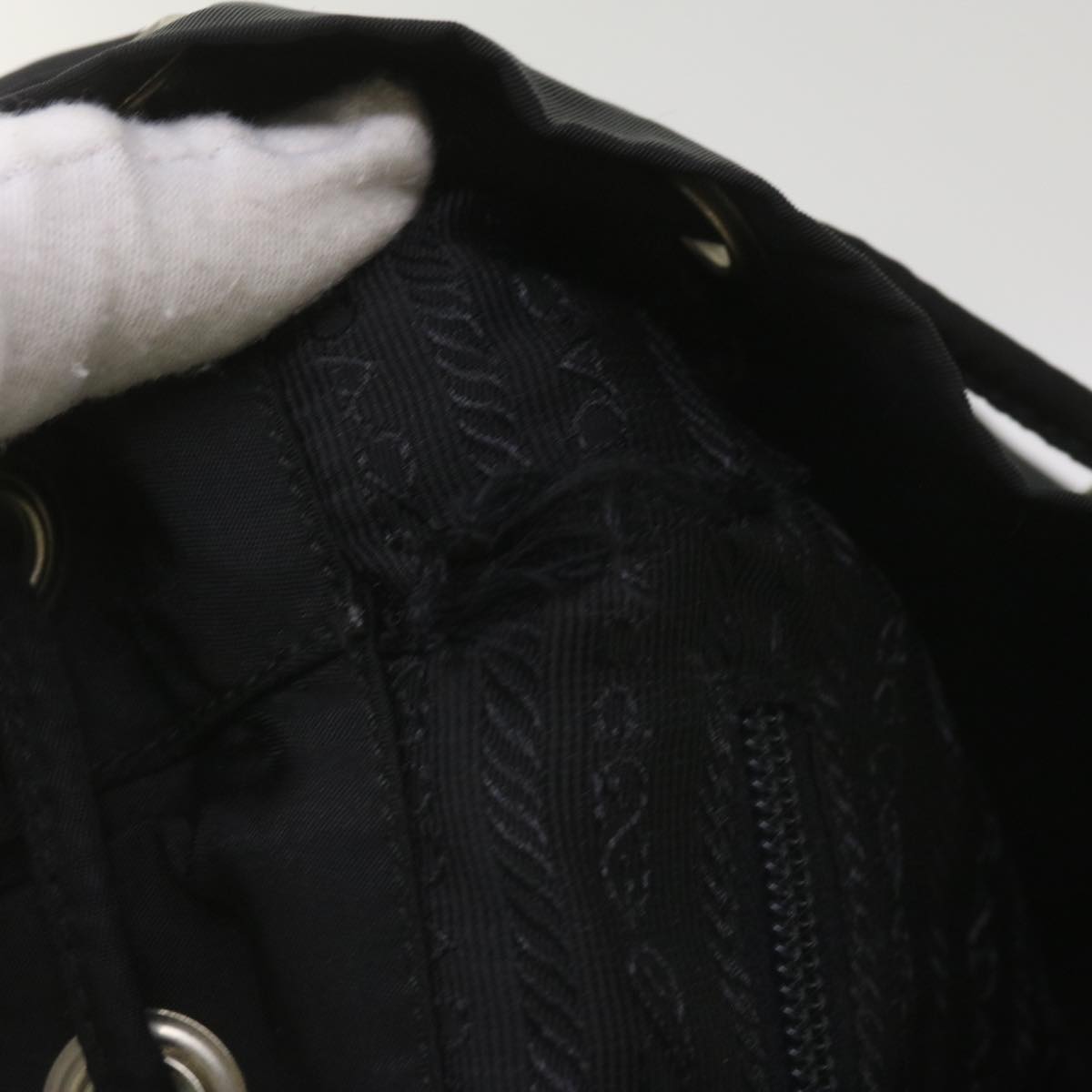 PRADA Backpack Nylon Black Auth bs12506