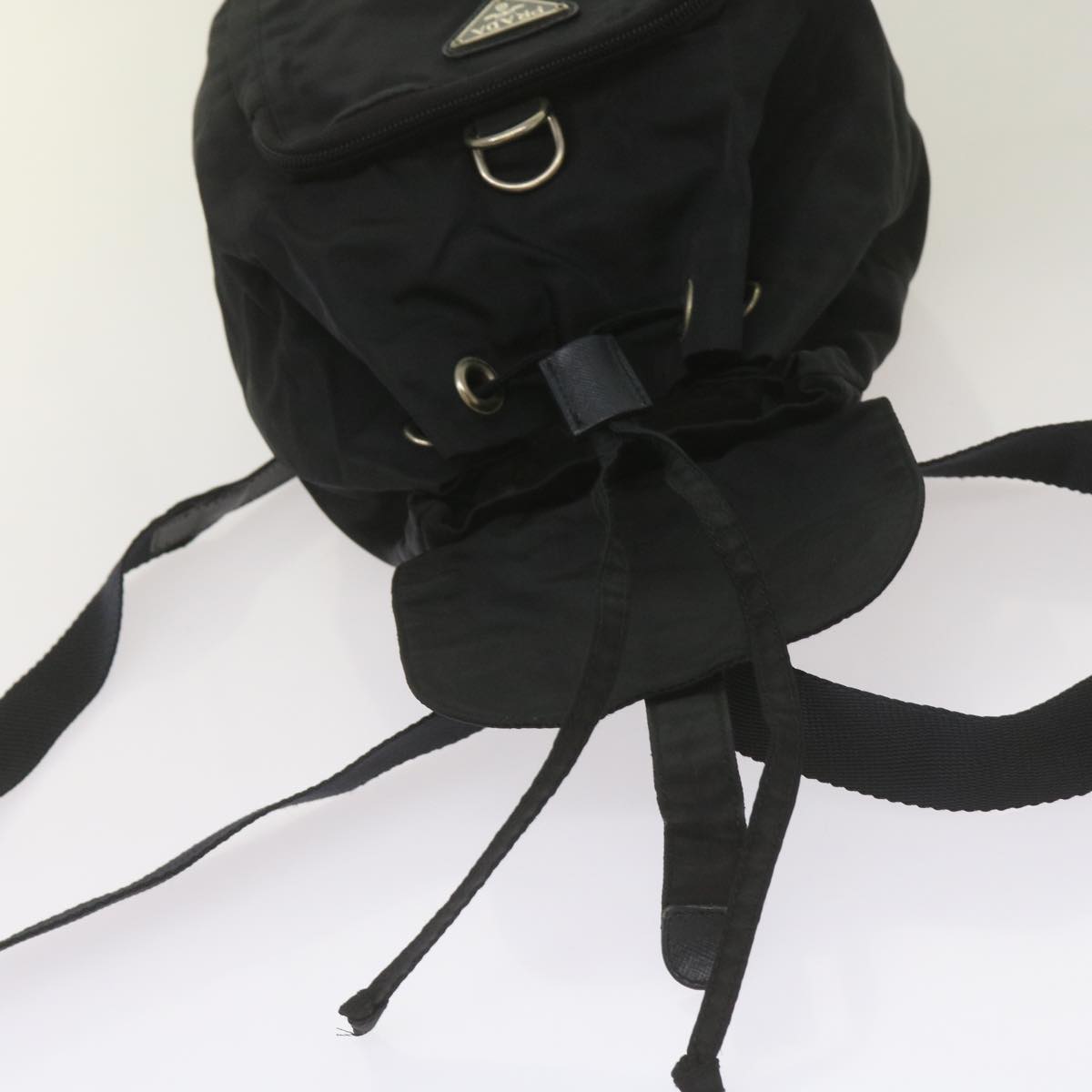 PRADA Backpack Nylon Black Auth bs12521