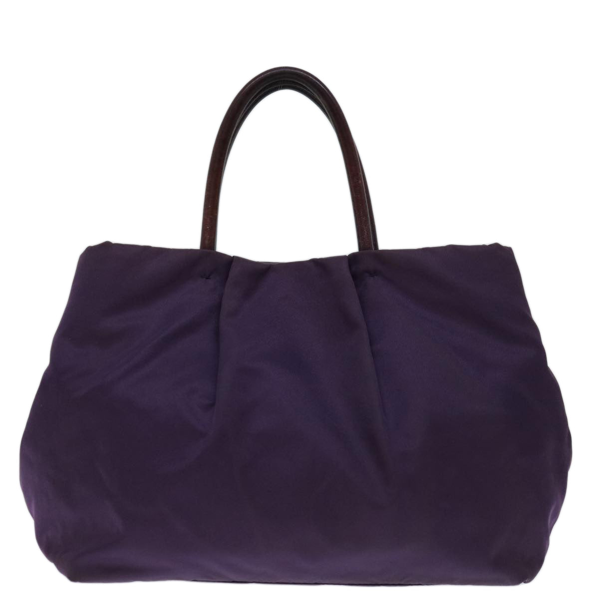 PRADA Hand Bag Nylon Purple Auth bs12547 - 0