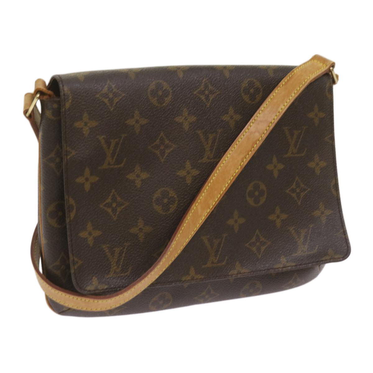 LOUIS VUITTON Monogram Musette Tango Long Strap Shoulder Bag M51388 Auth bs12566