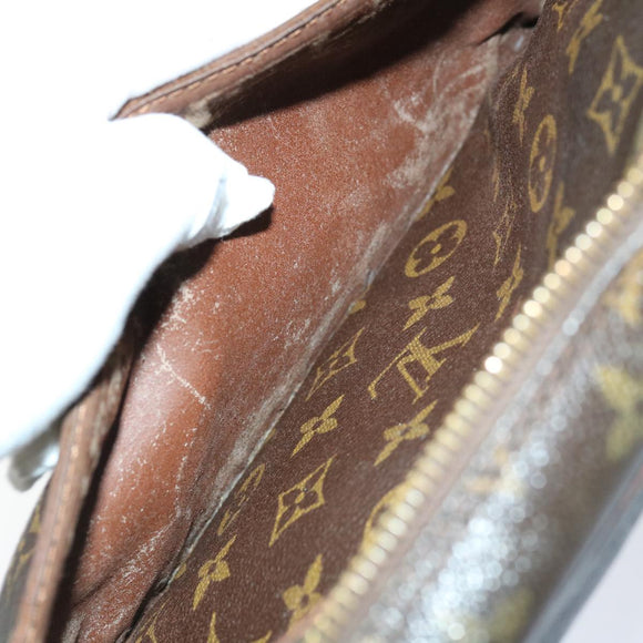 LOUIS VUITTON Monogram Compiegne 28 Clutch Bag M51845 LV Auth bs12567