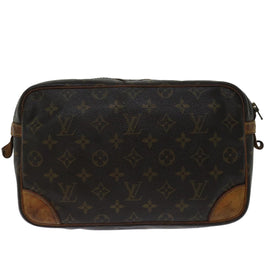 LOUIS VUITTON Monogram Compiegne 28 Clutch Bag M51845 LV Auth bs12567 - 0