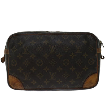 LOUIS VUITTON Monogram Compiegne 28 Clutch Bag M51845 LV Auth bs12567 - 0