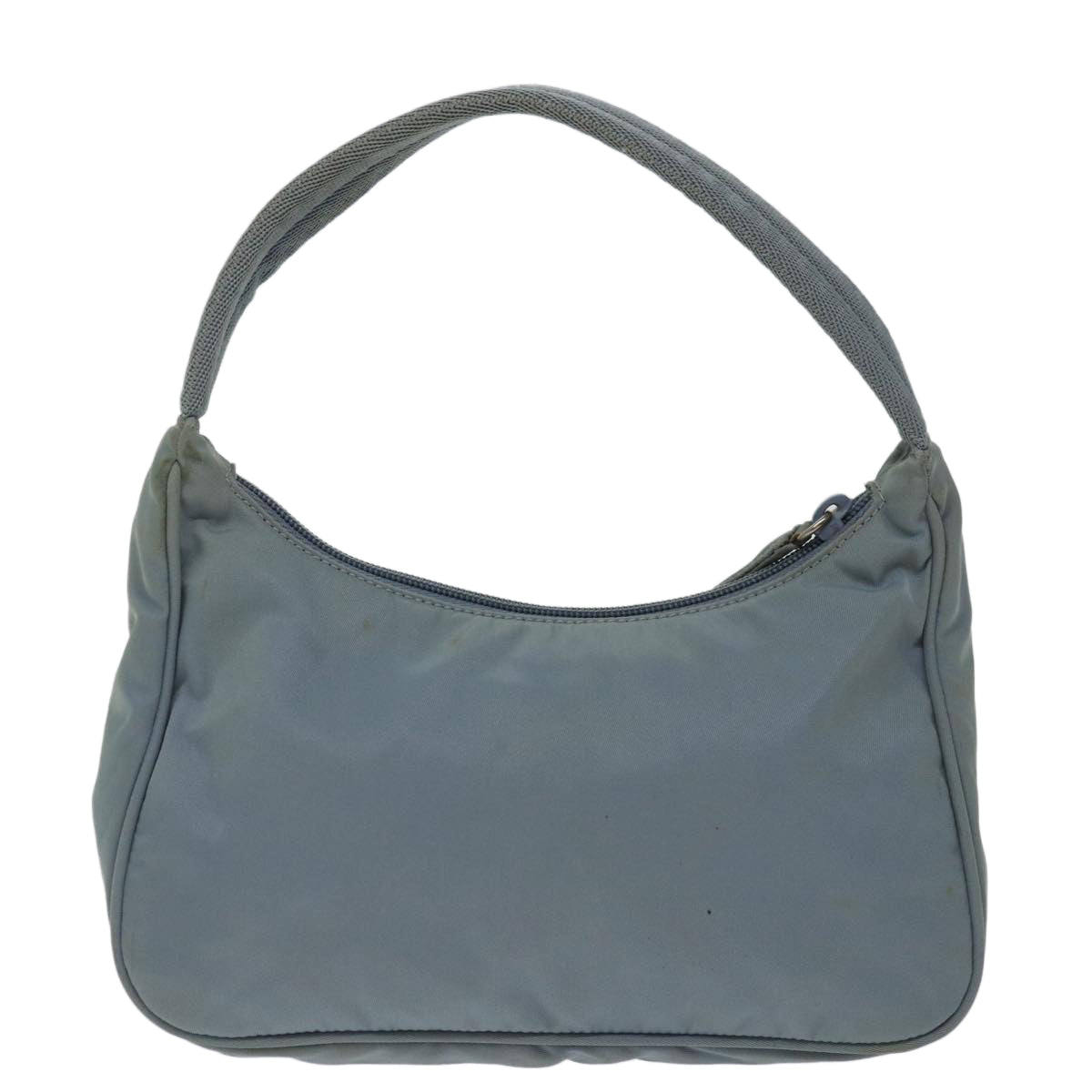 PRADA Hand Bag Nylon Light Blue Auth bs12579