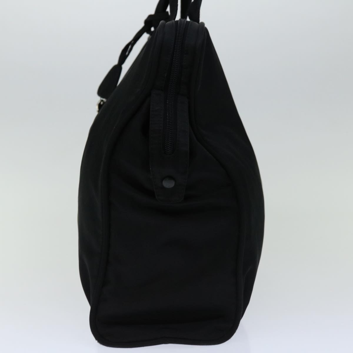 PRADA Hand Bag Nylon Black Auth bs12613