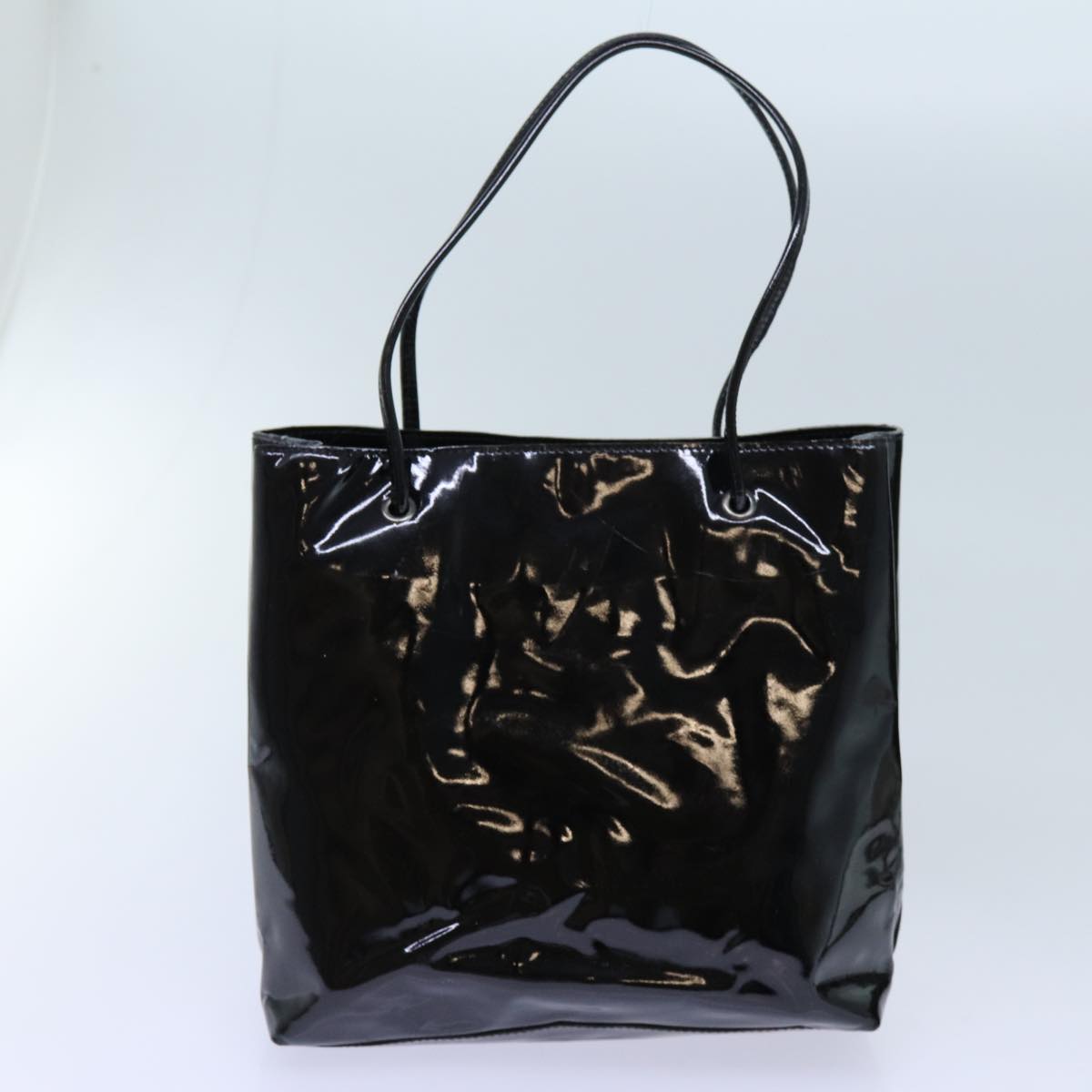 PRADA Tote Bag Nylon 3Set Khaki Black Auth bs12622