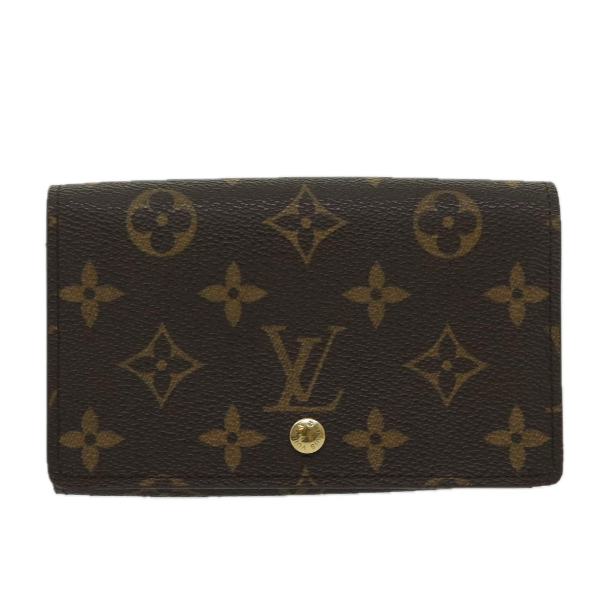 LOUIS VUITTON Monogram Porte Monnaie Zip Long Wallet M61727 LV Auth bs12646