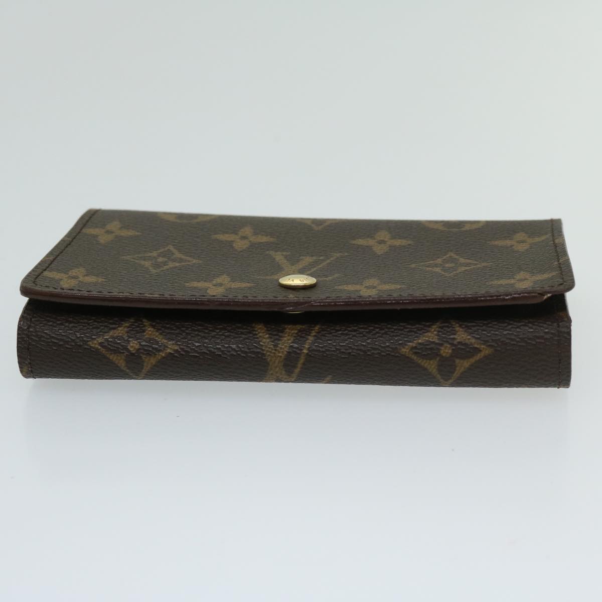 LOUIS VUITTON Monogram Porte Monnaie Zip Long Wallet M61727 LV Auth bs12646