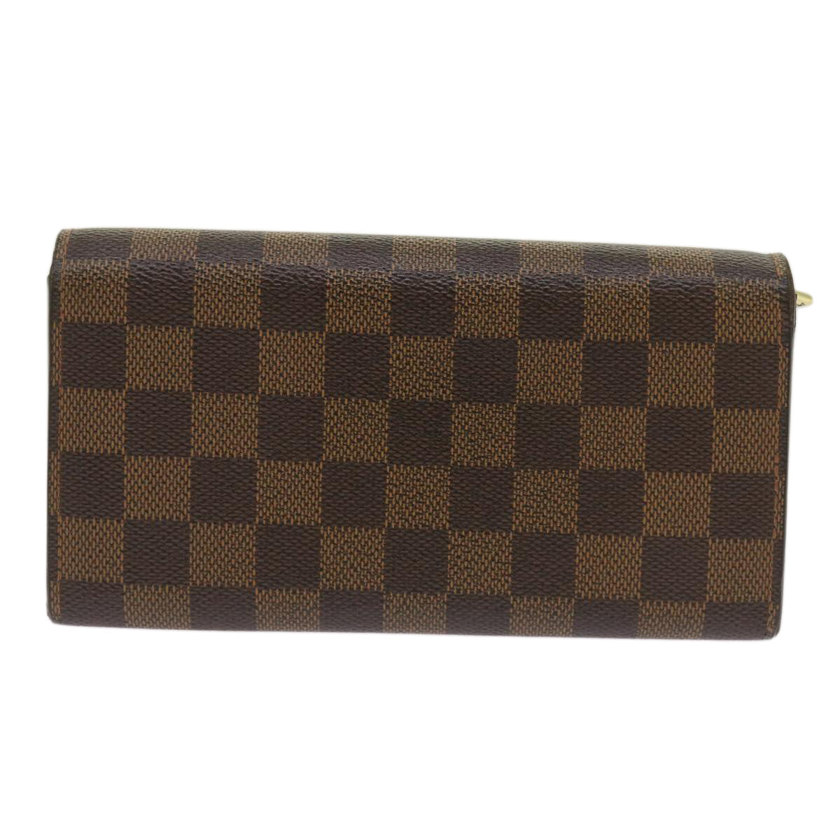 LOUIS VUITTON Damier Ebene Portefeuille Sarah Long Wallet N61734 LV Auth bs12647 - 0