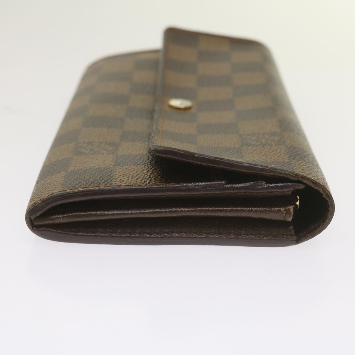 LOUIS VUITTON Damier Ebene Portefeuille Sarah Long Wallet N61734 LV Auth bs12647