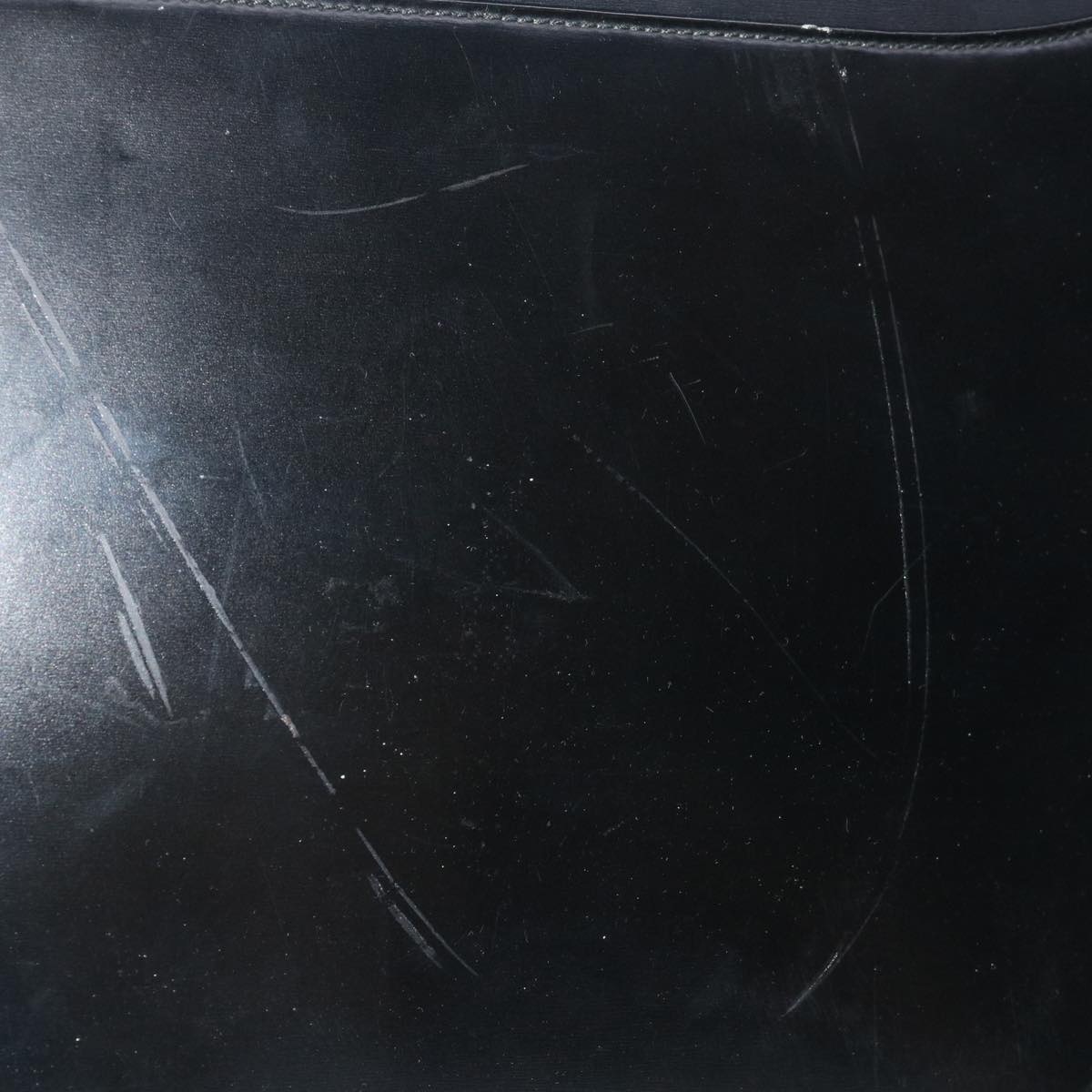Salvatore Ferragamo Hand Bag Leather Black Auth bs12652