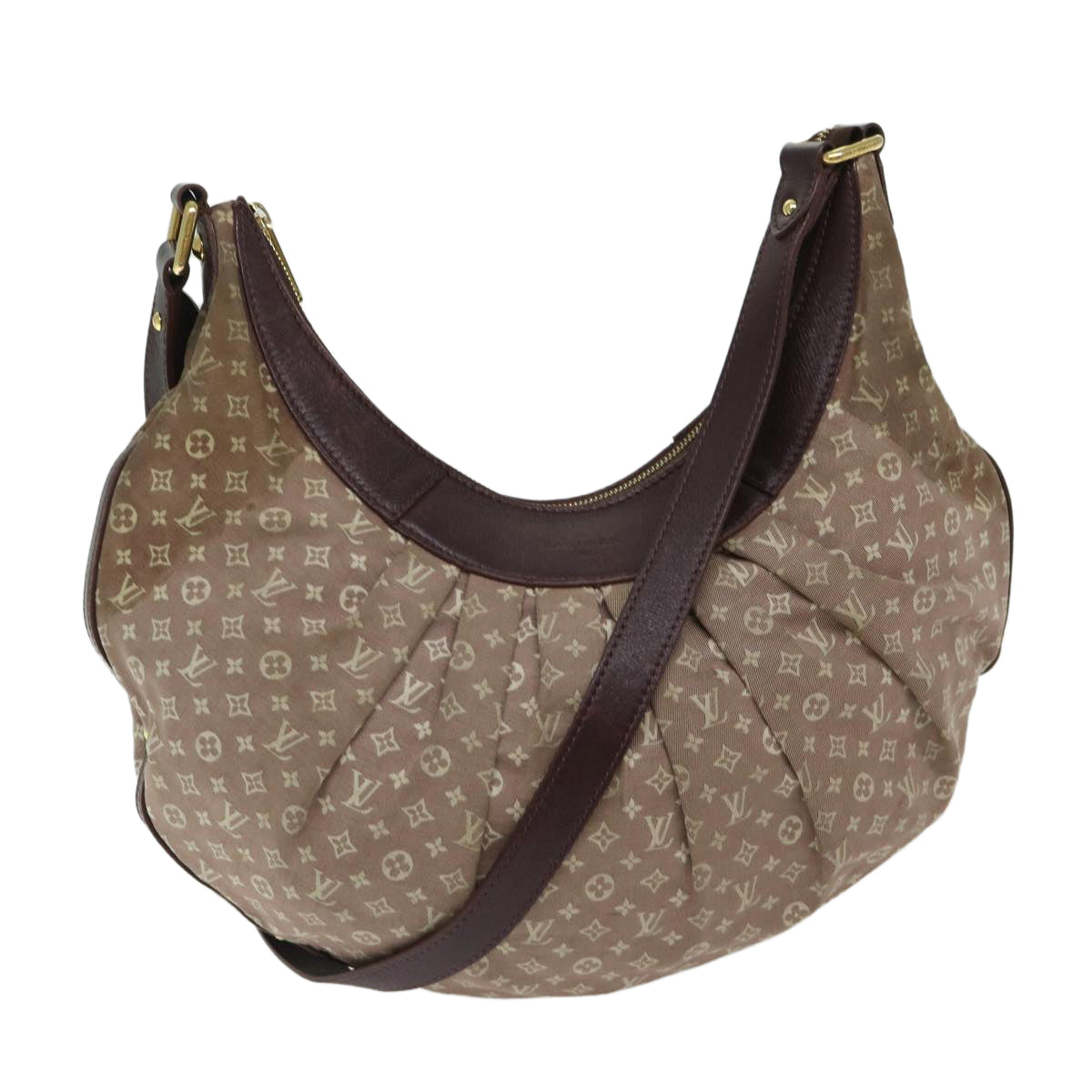 LOUIS VUITTON Monogram Idylle Rhapsody MM Shoulder Bag Sepia M40403 Auth bs12658