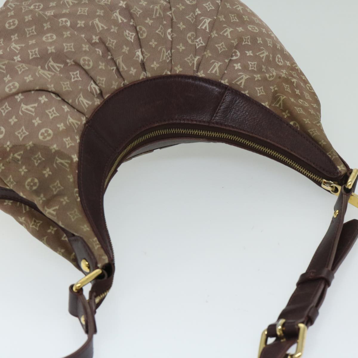 LOUIS VUITTON Monogram Idylle Rhapsody MM Shoulder Bag Sepia M40403 Auth bs12658