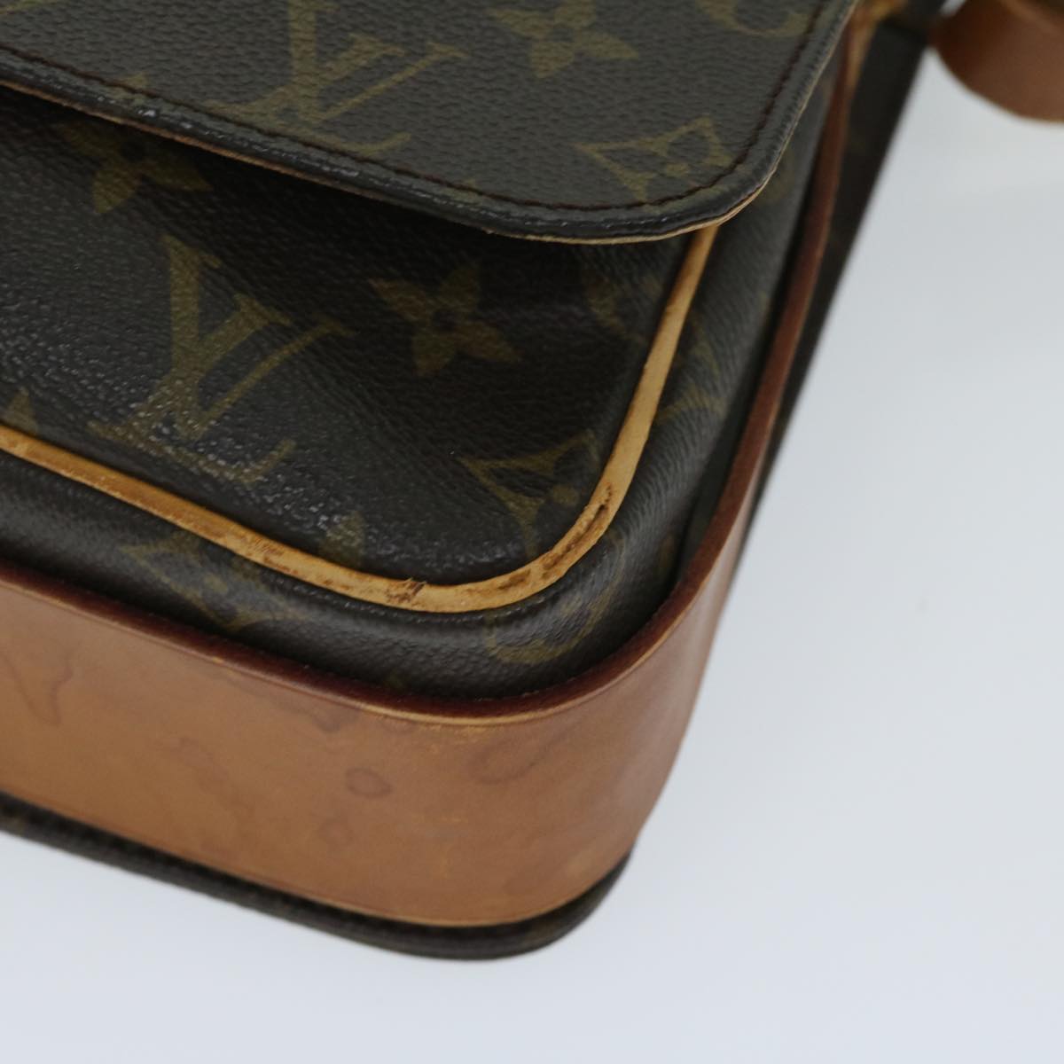 LOUIS VUITTON Monogram Cartouchiere GM Shoulder Bag M51252 LV Auth bs12659