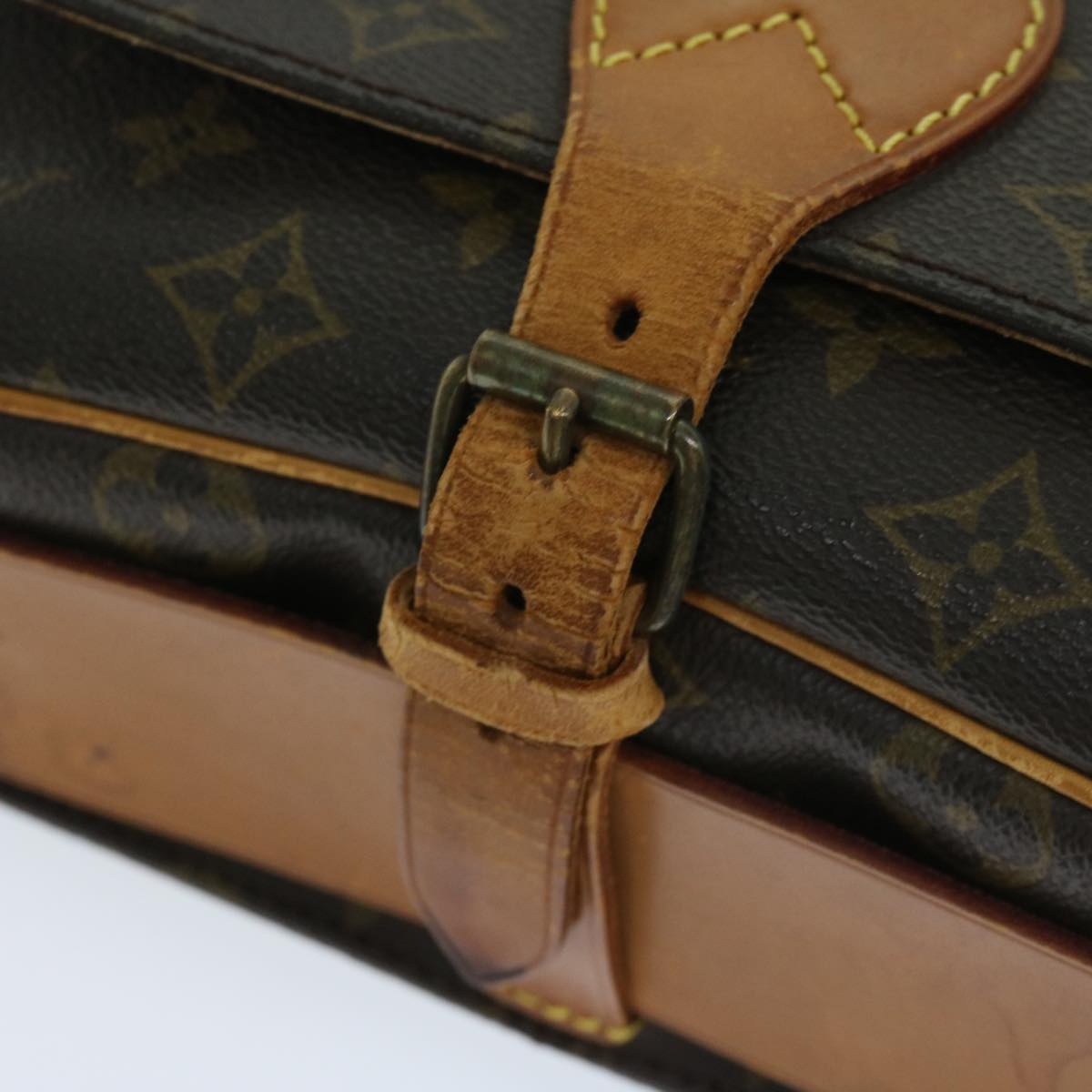 LOUIS VUITTON Monogram Cartouchiere GM Shoulder Bag M51252 LV Auth bs12659