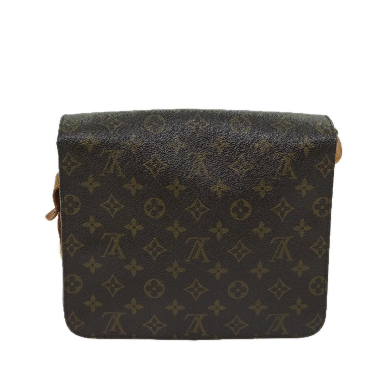 LOUIS VUITTON Monogram Cartouchiere GM Shoulder Bag M51252 LV Auth bs12659