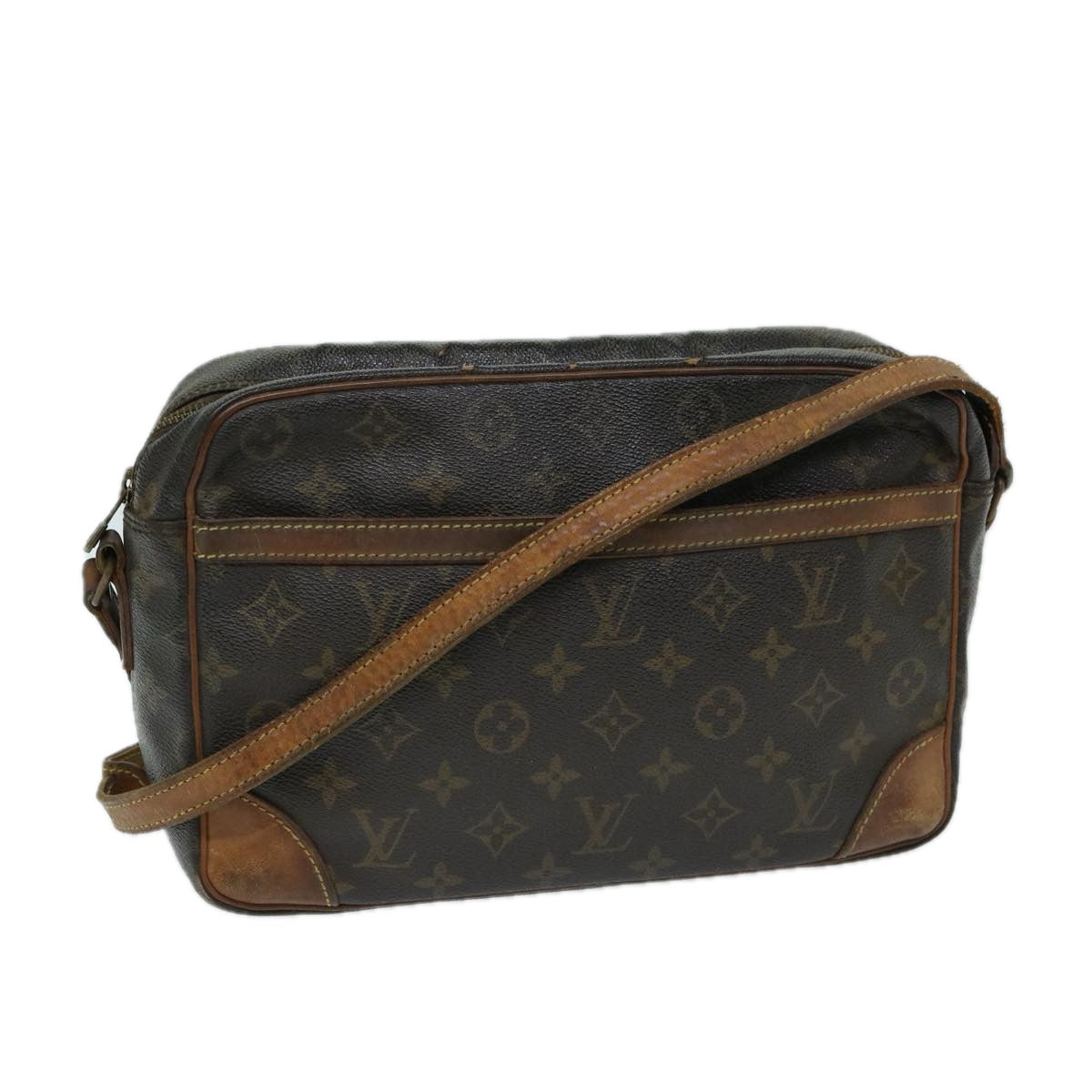 LOUIS VUITTON Monogram Trocadero 30 Shoulder Bag M51272 LV Auth bs12660