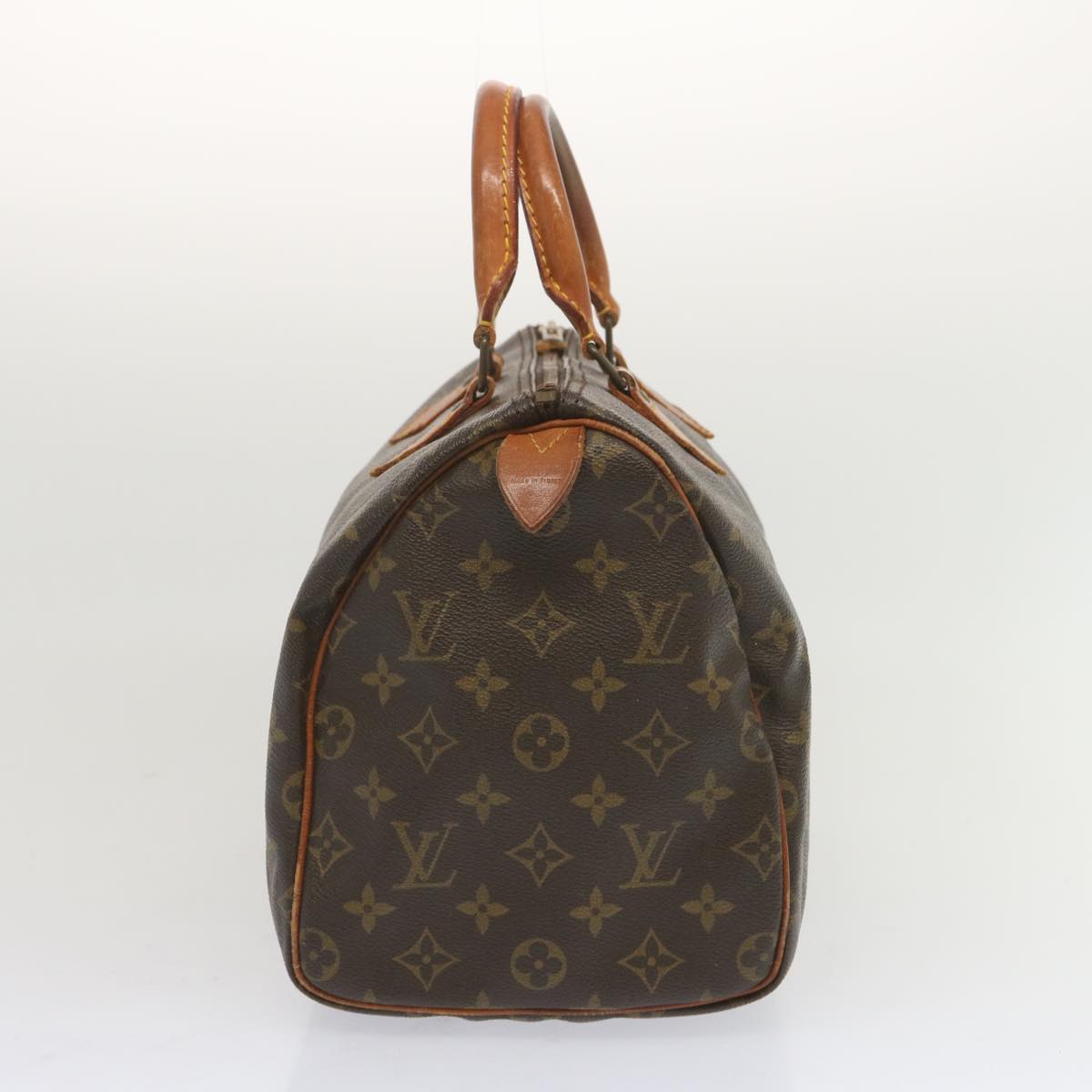 LOUIS VUITTON Monogram Speedy 30 Hand Bag M41526 LV Auth bs12667