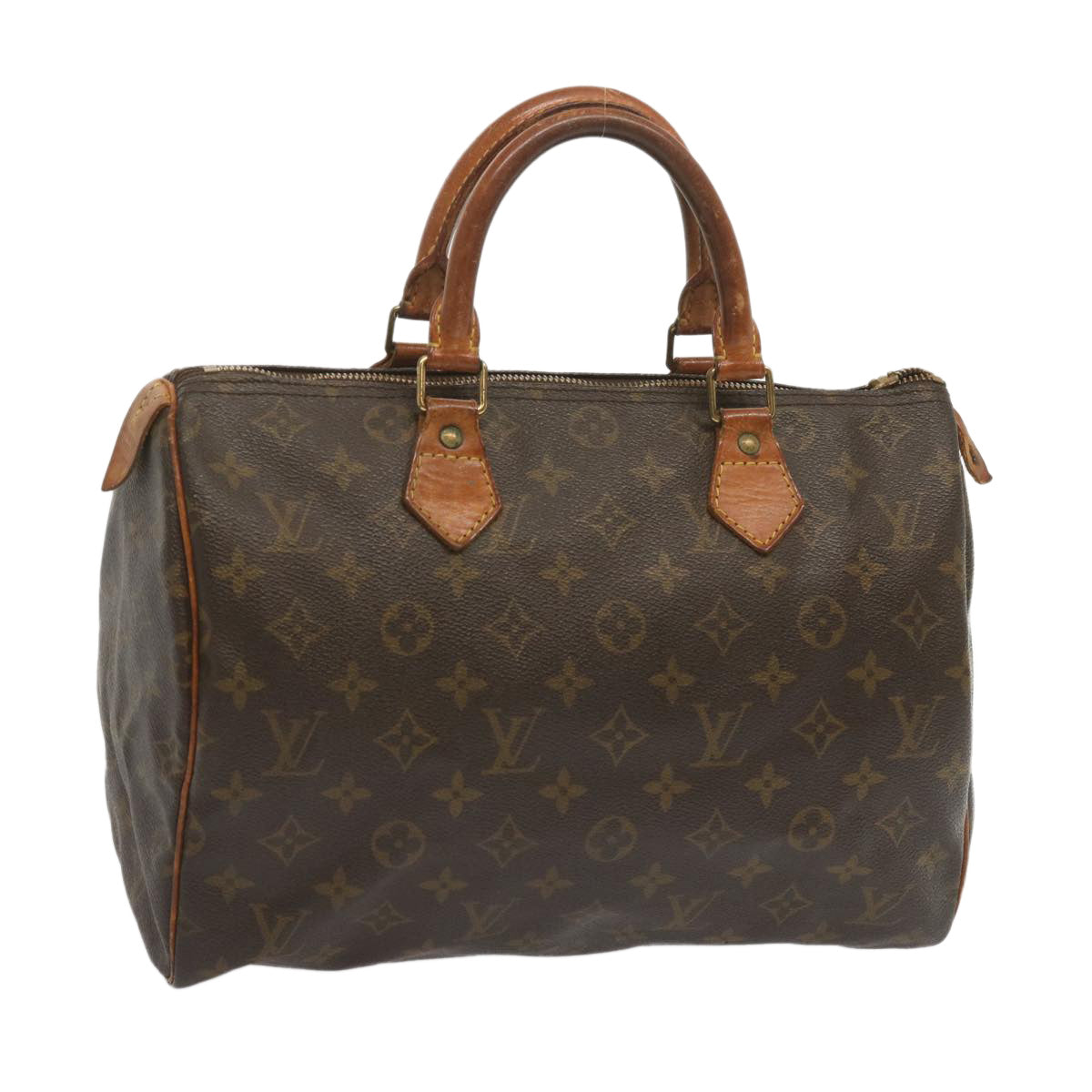 LOUIS VUITTON Monogram Speedy 30 Hand Bag M41526 LV Auth bs12668