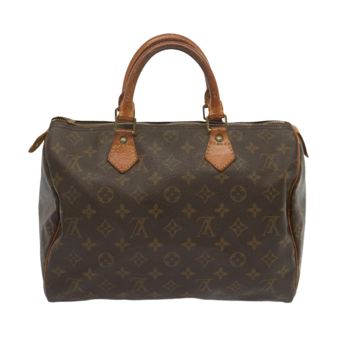 LOUIS VUITTON Monogram Speedy 30 Hand Bag M41526 LV Auth bs12668