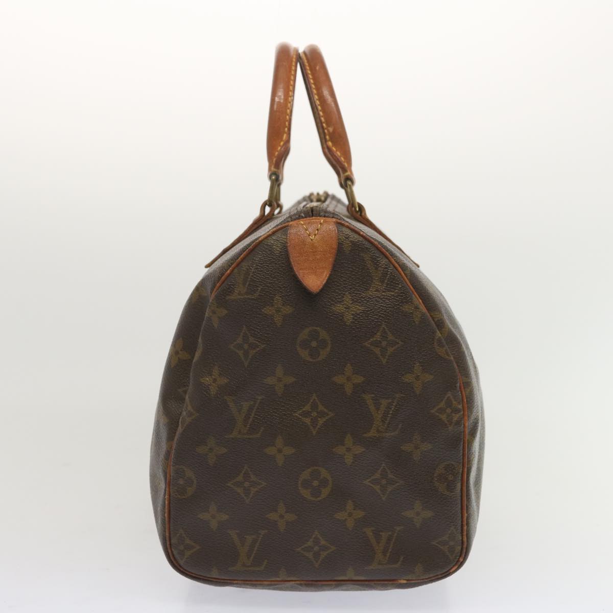 LOUIS VUITTON Monogram Speedy 30 Hand Bag M41526 LV Auth bs12668